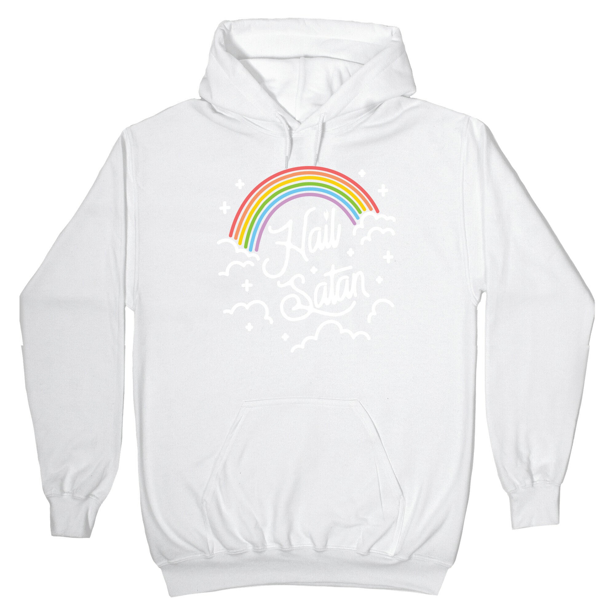 Hail Satan Rainbow Hoodie