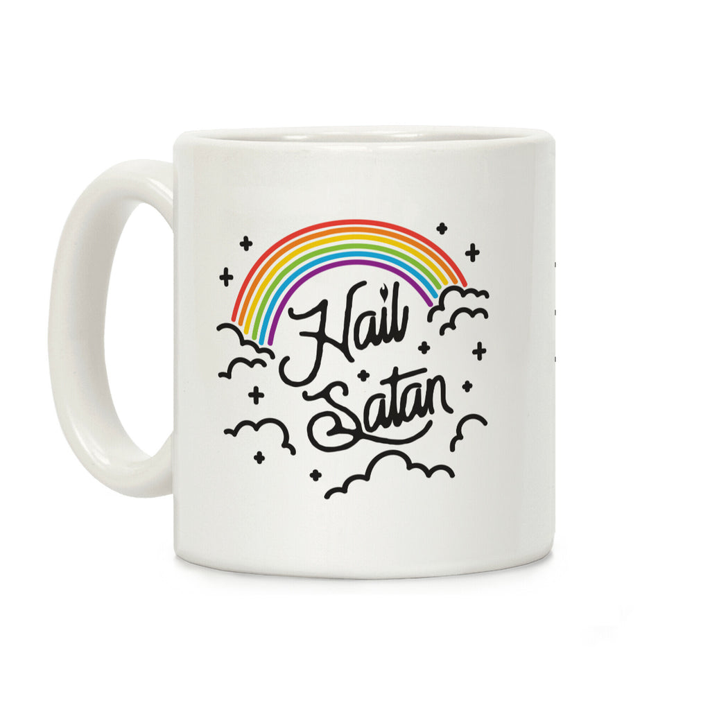 Hail Satan Rainbow Coffee Mug