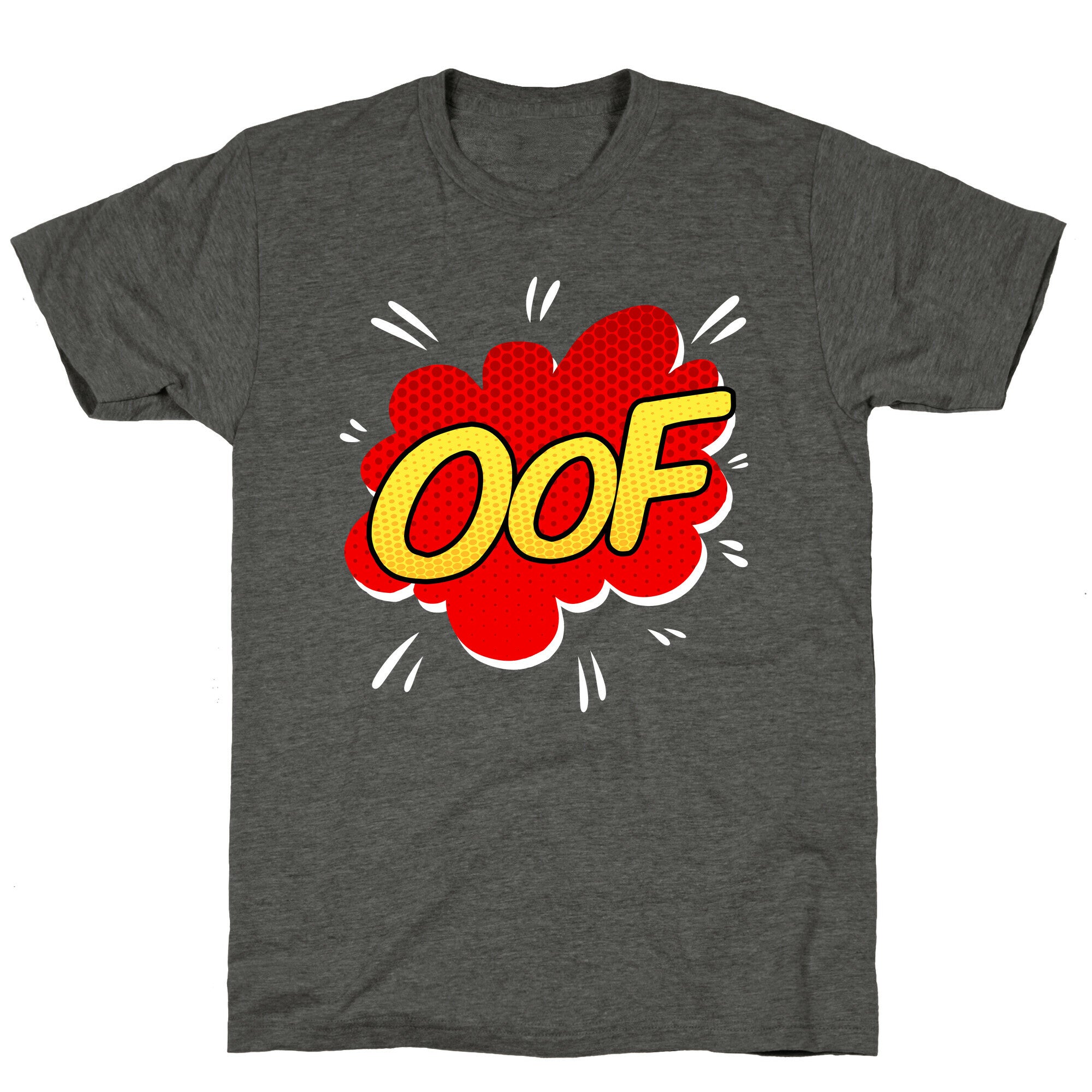 OOF Comic Sound Effect Unisex Triblend Tee