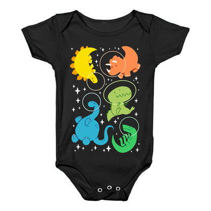 Space Dinos Baby One Piece