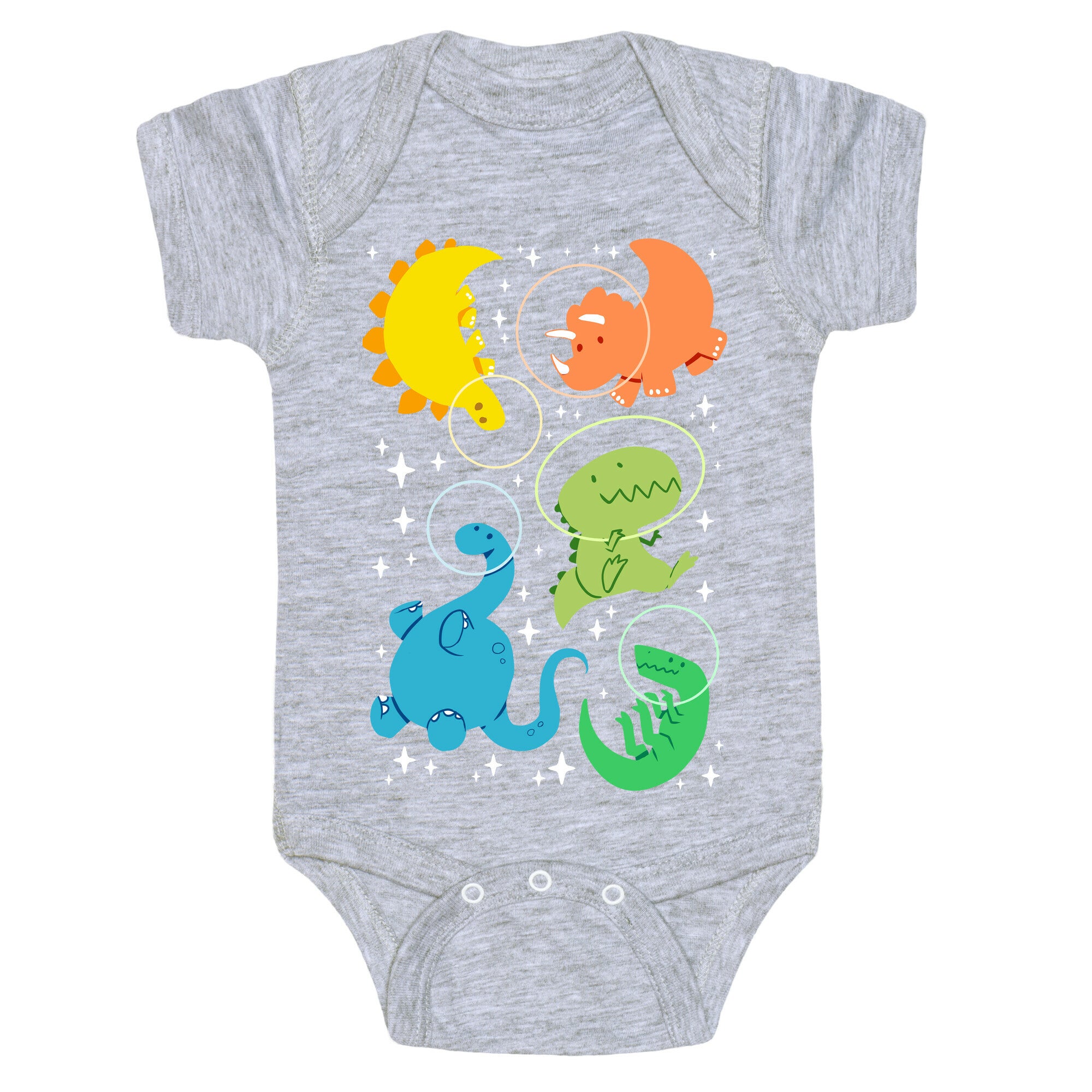 Space Dinos Baby One Piece