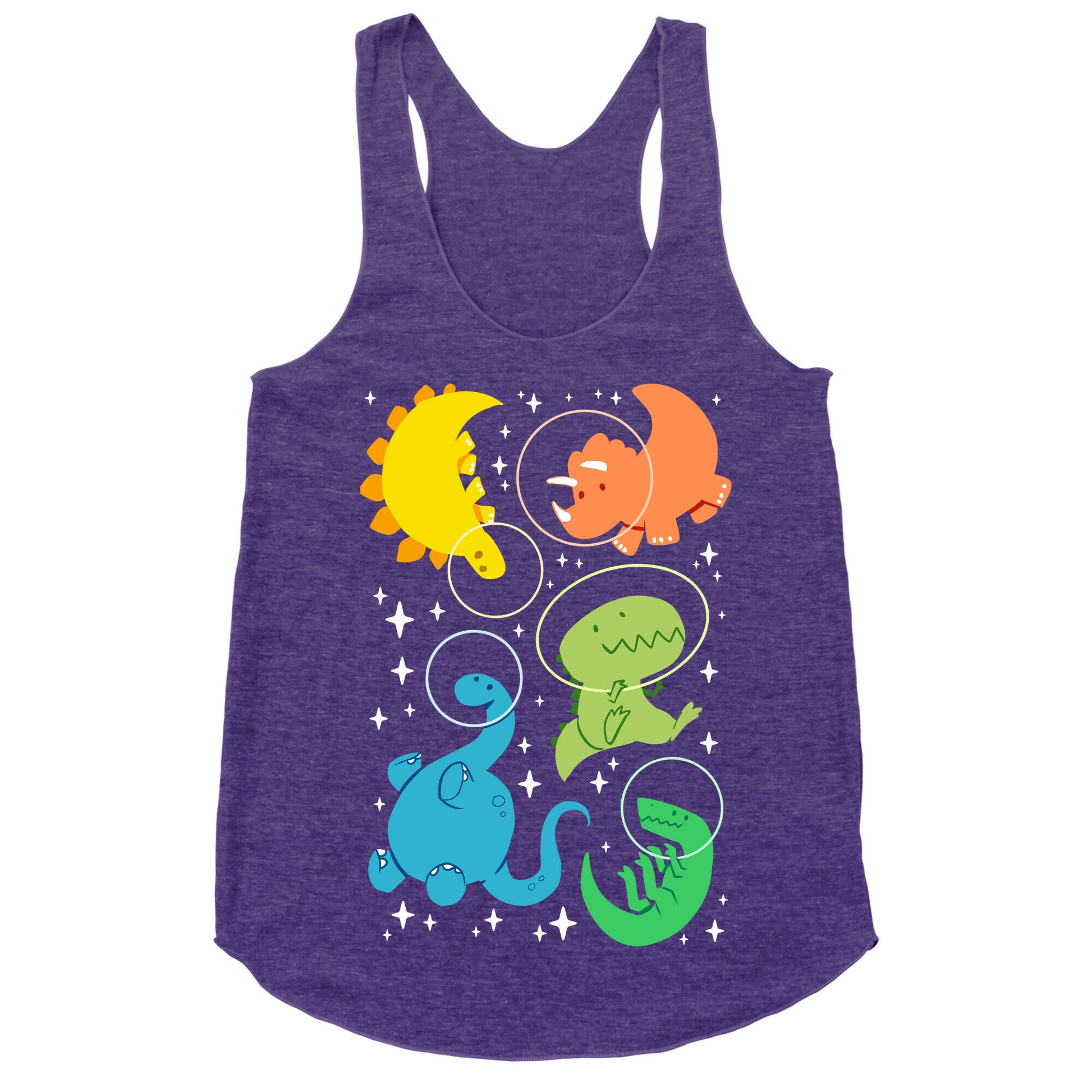 Space Dinos Racerback Tank
