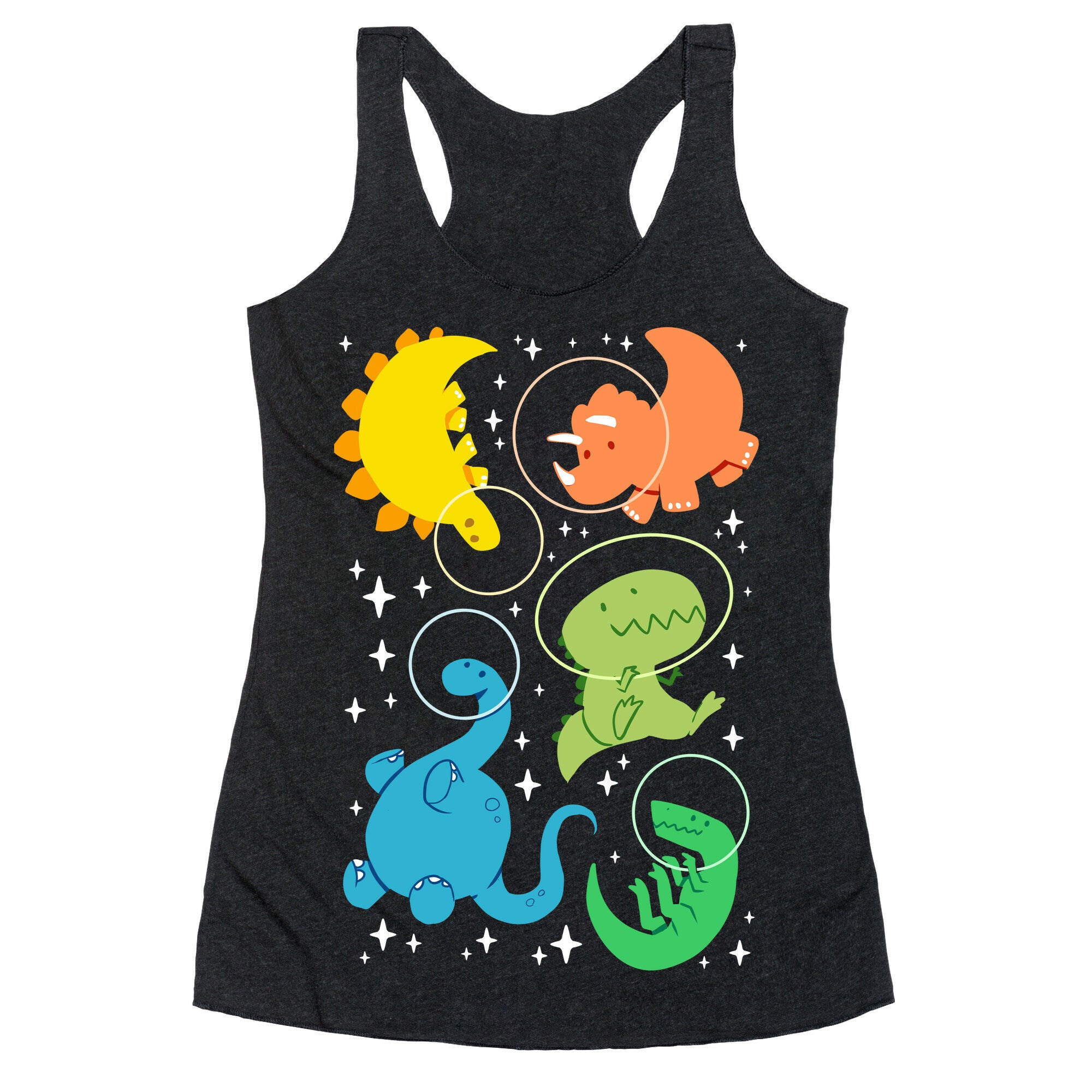 Space Dinos Racerback Tank