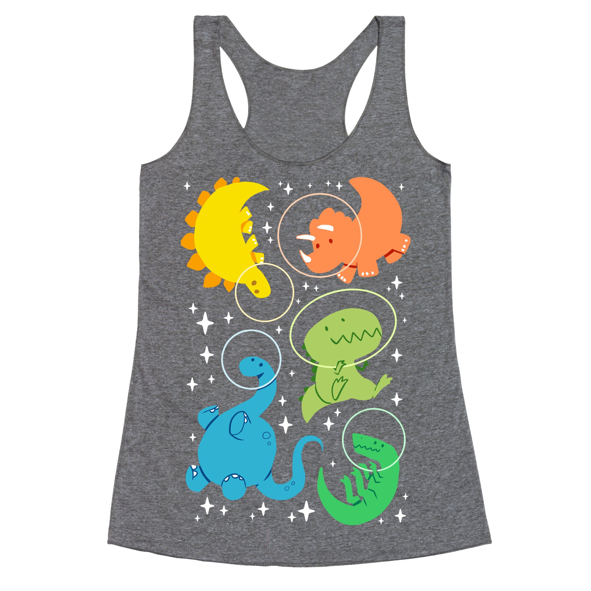 Space Dinos Racerback Tank