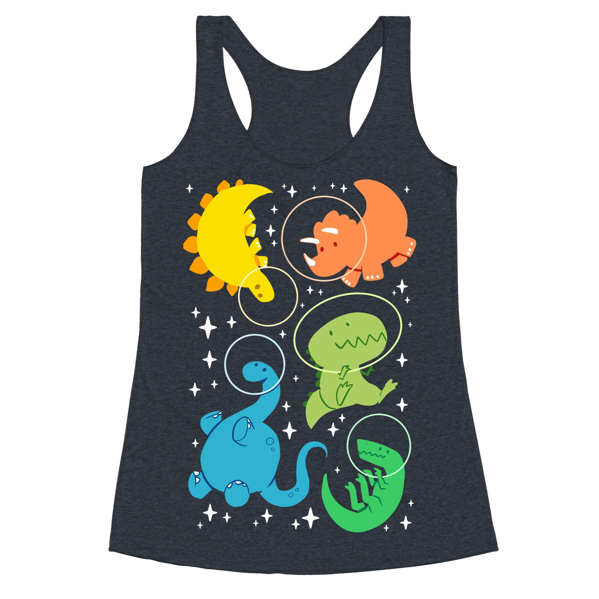 Space Dinos Racerback Tank