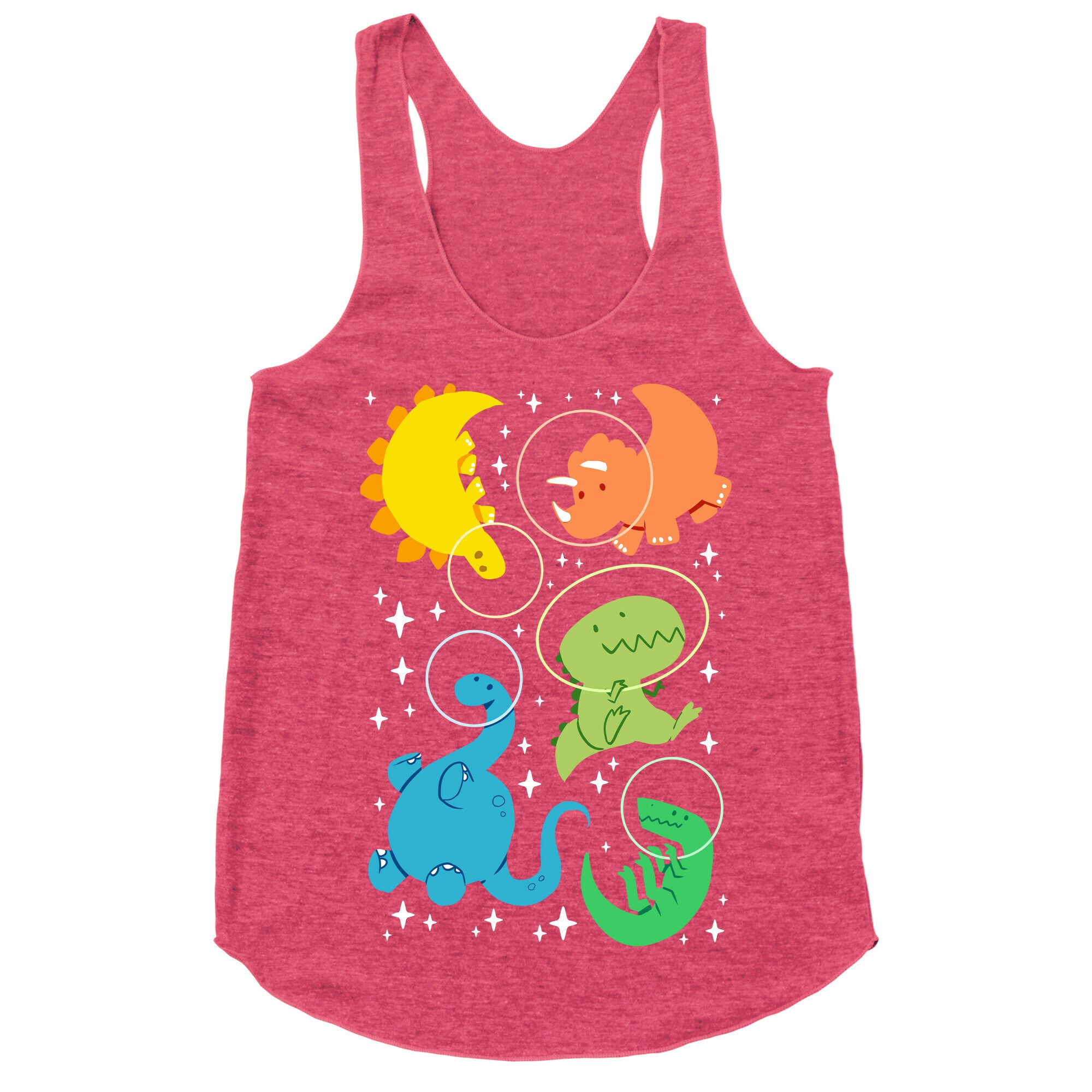 Space Dinos Racerback Tank