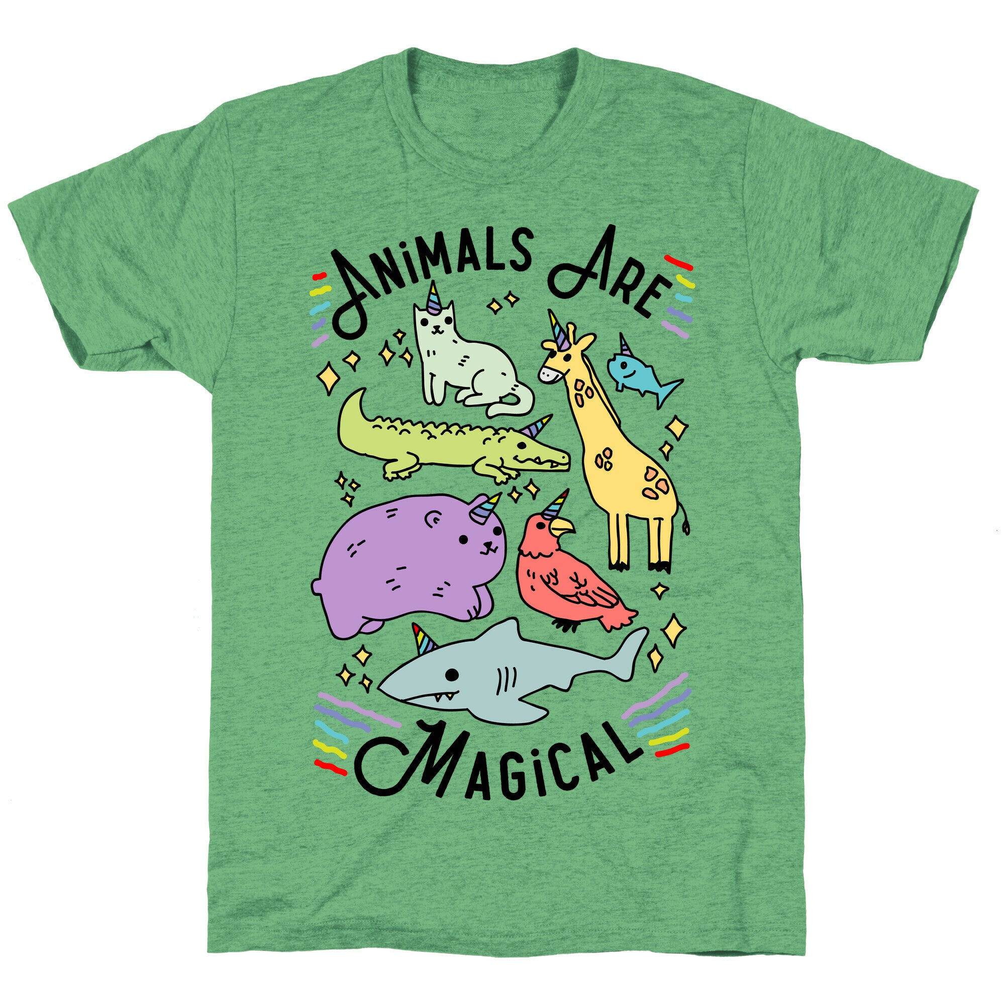 Animals Are Magical Unisex Triblend Tee