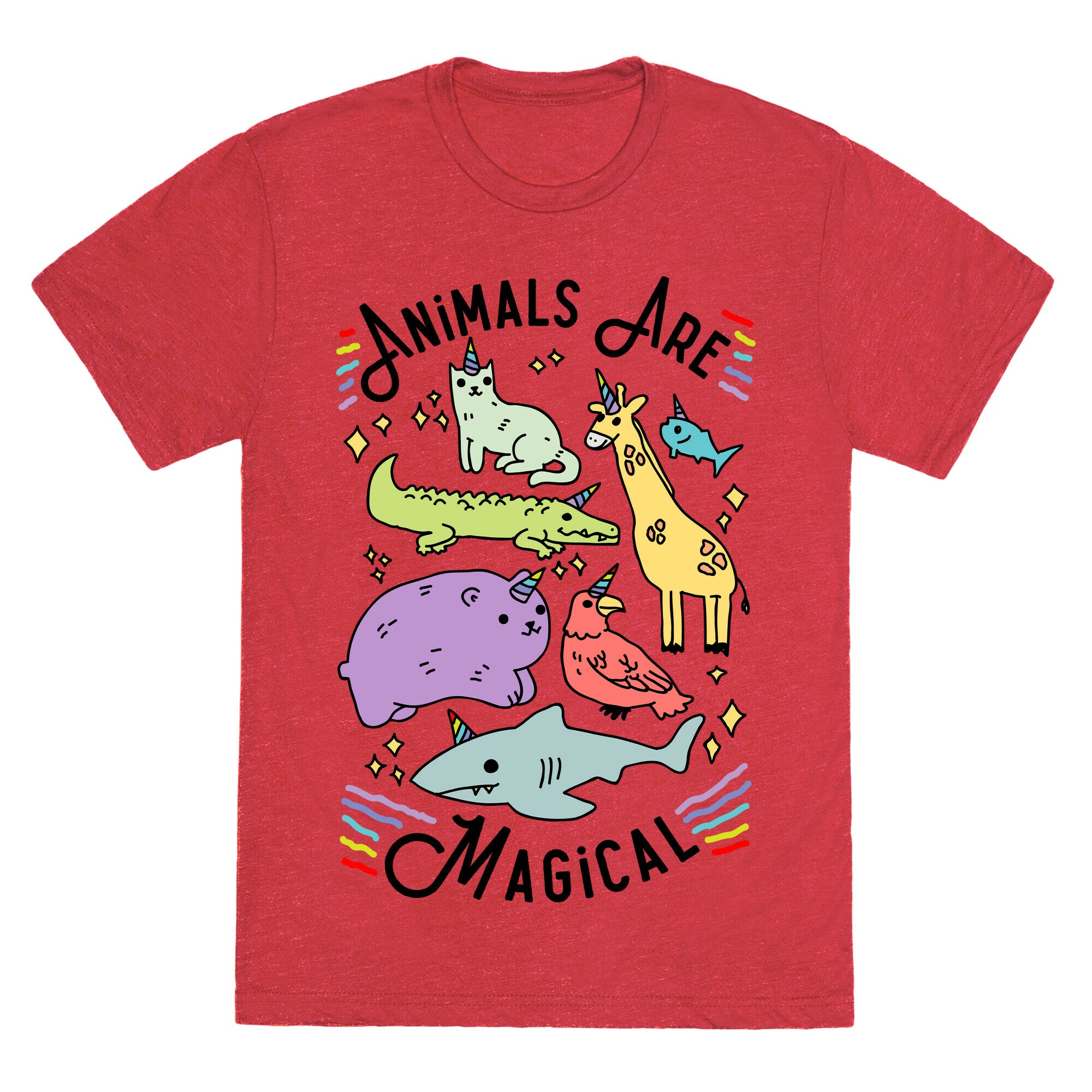 Animals Are Magical Unisex Triblend Tee