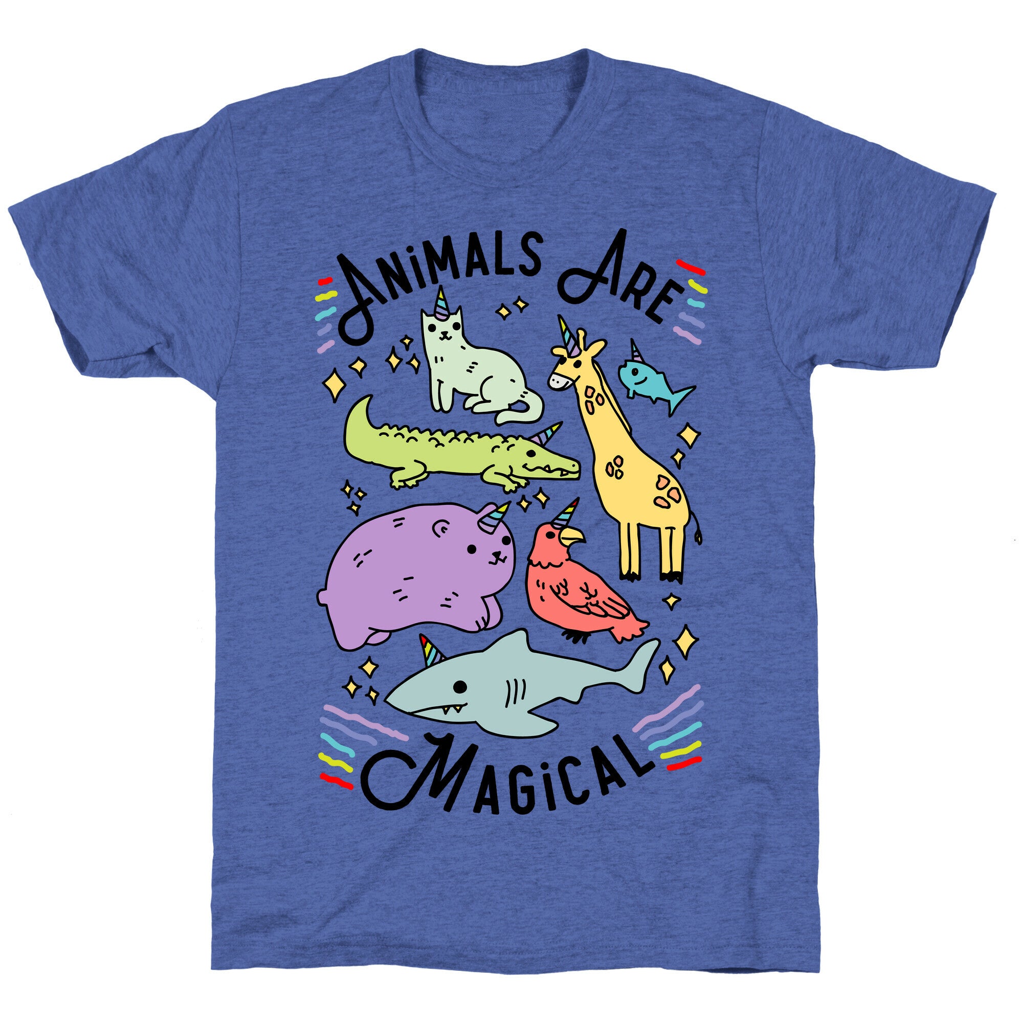 Animals Are Magical Unisex Triblend Tee