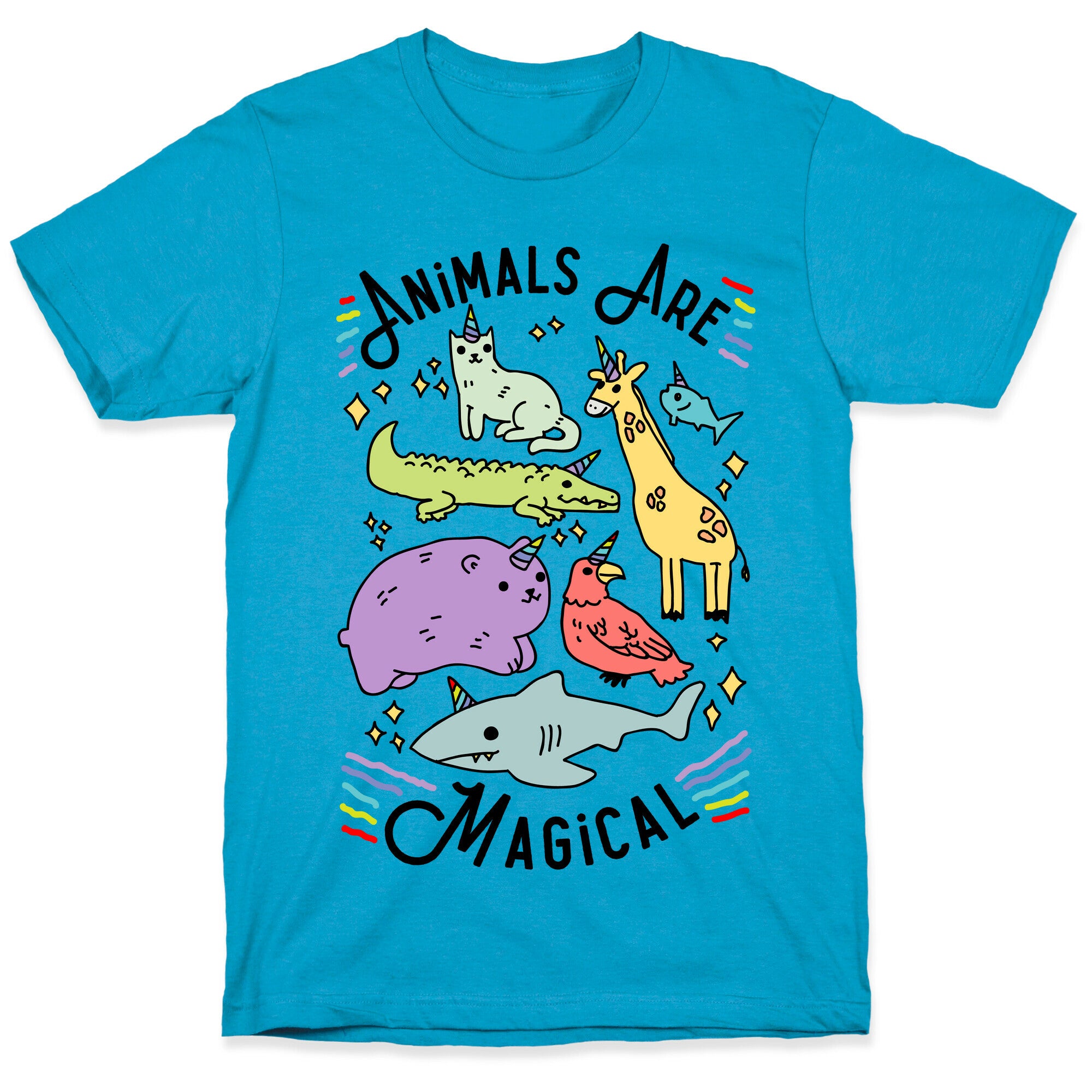 Animals Are Magical Unisex Triblend Tee
