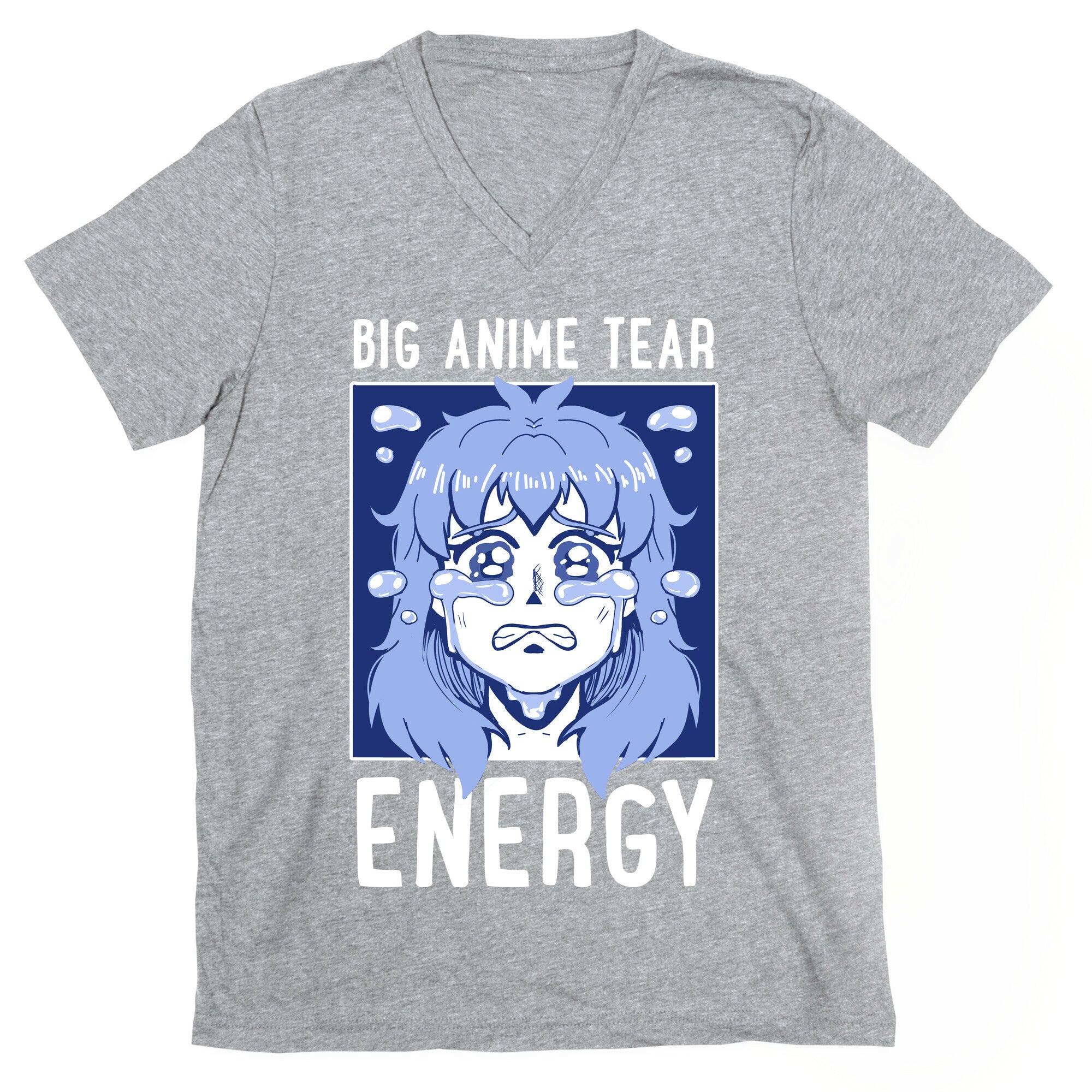 Big Anime Tear Energy V-Neck