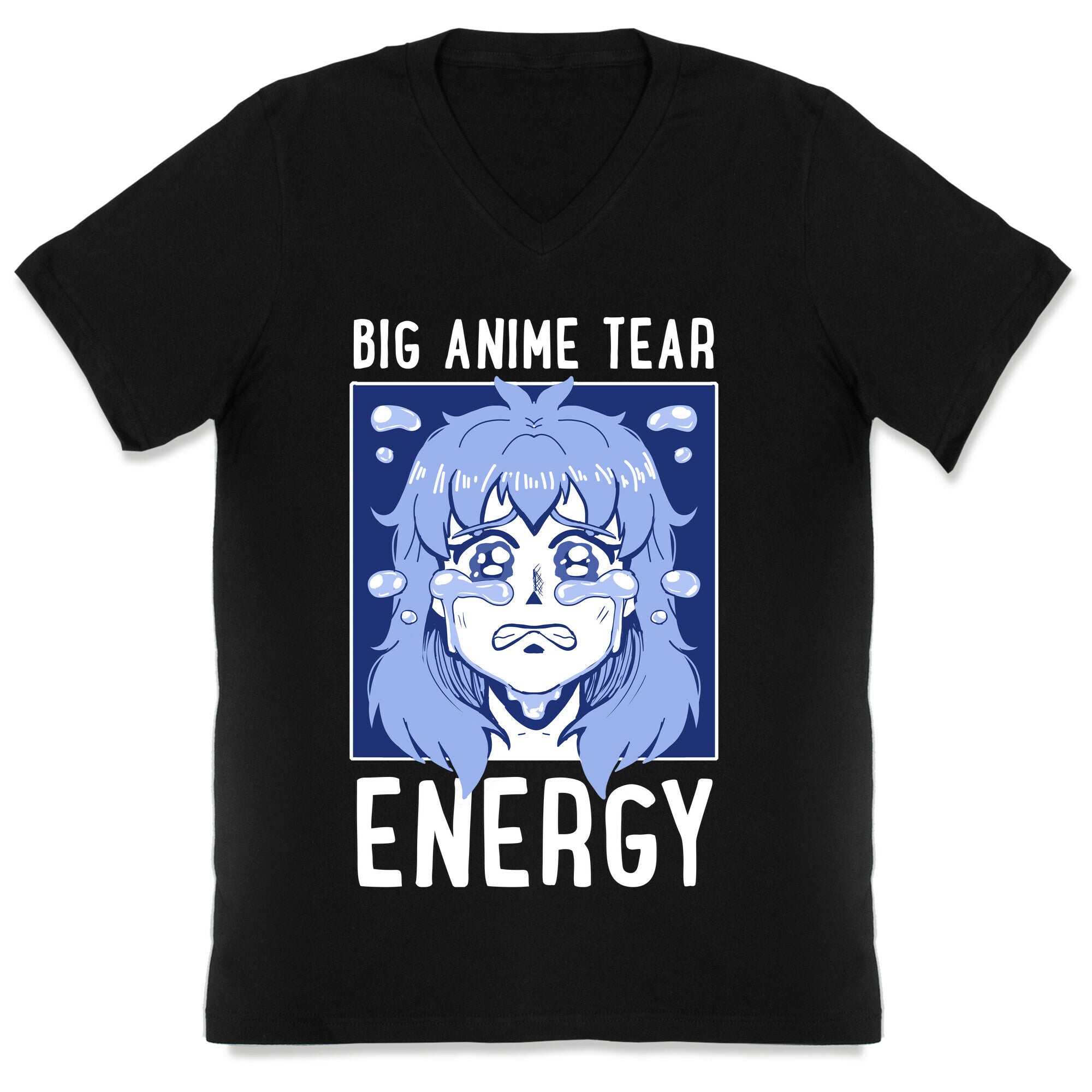 Big Anime Tear Energy V-Neck