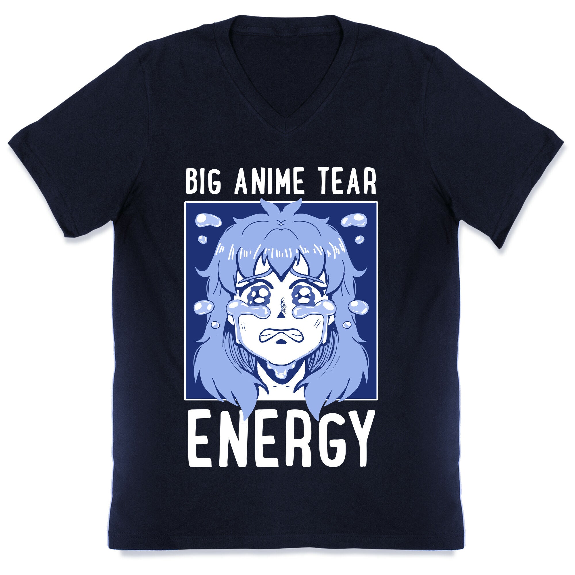 Big Anime Tear Energy V-Neck