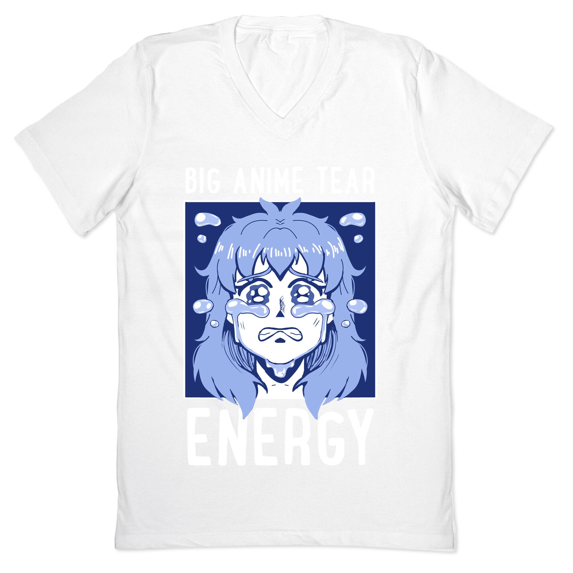 Big Anime Tear Energy V-Neck