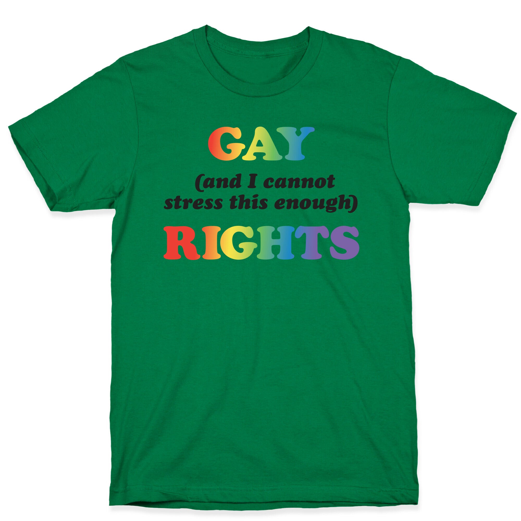 Gay (and I cannot stress this enough) Rights T-Shirt