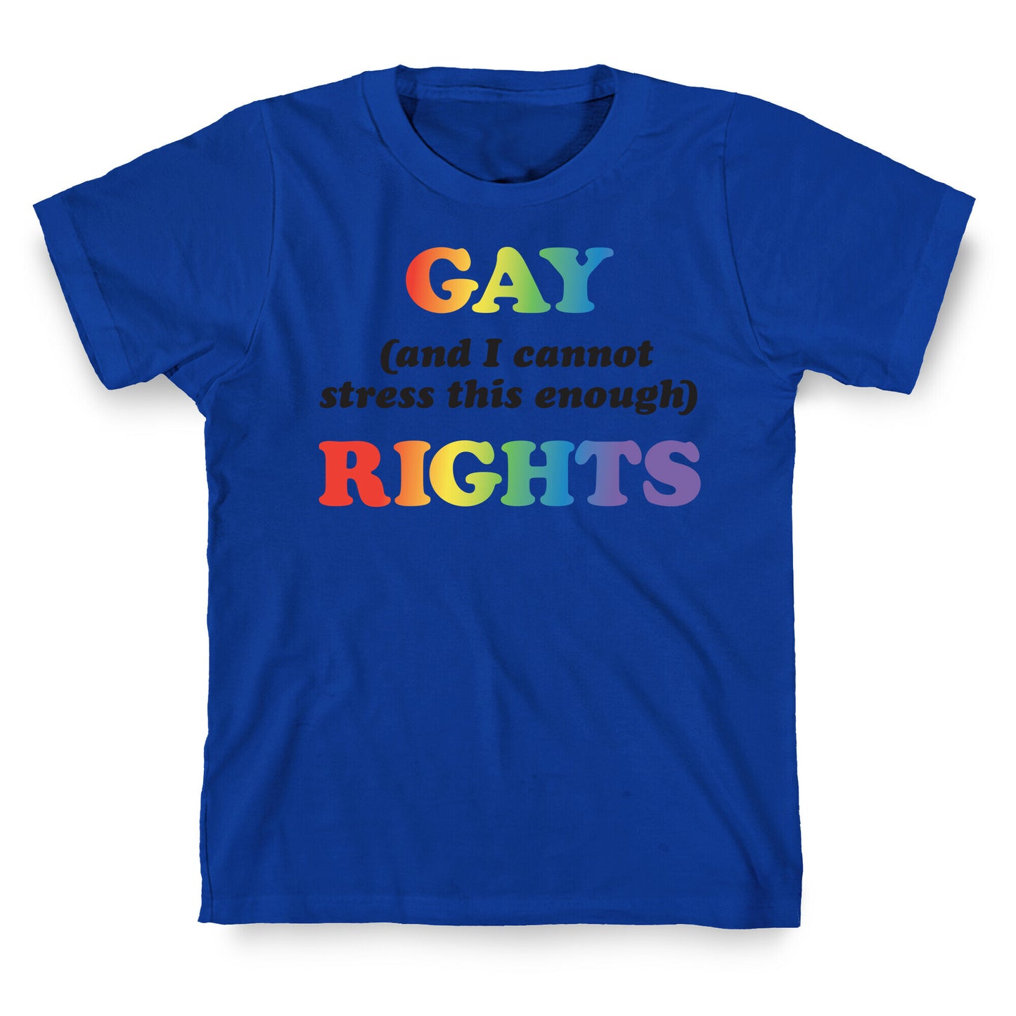 Gay (and I cannot stress this enough) Rights T-Shirt