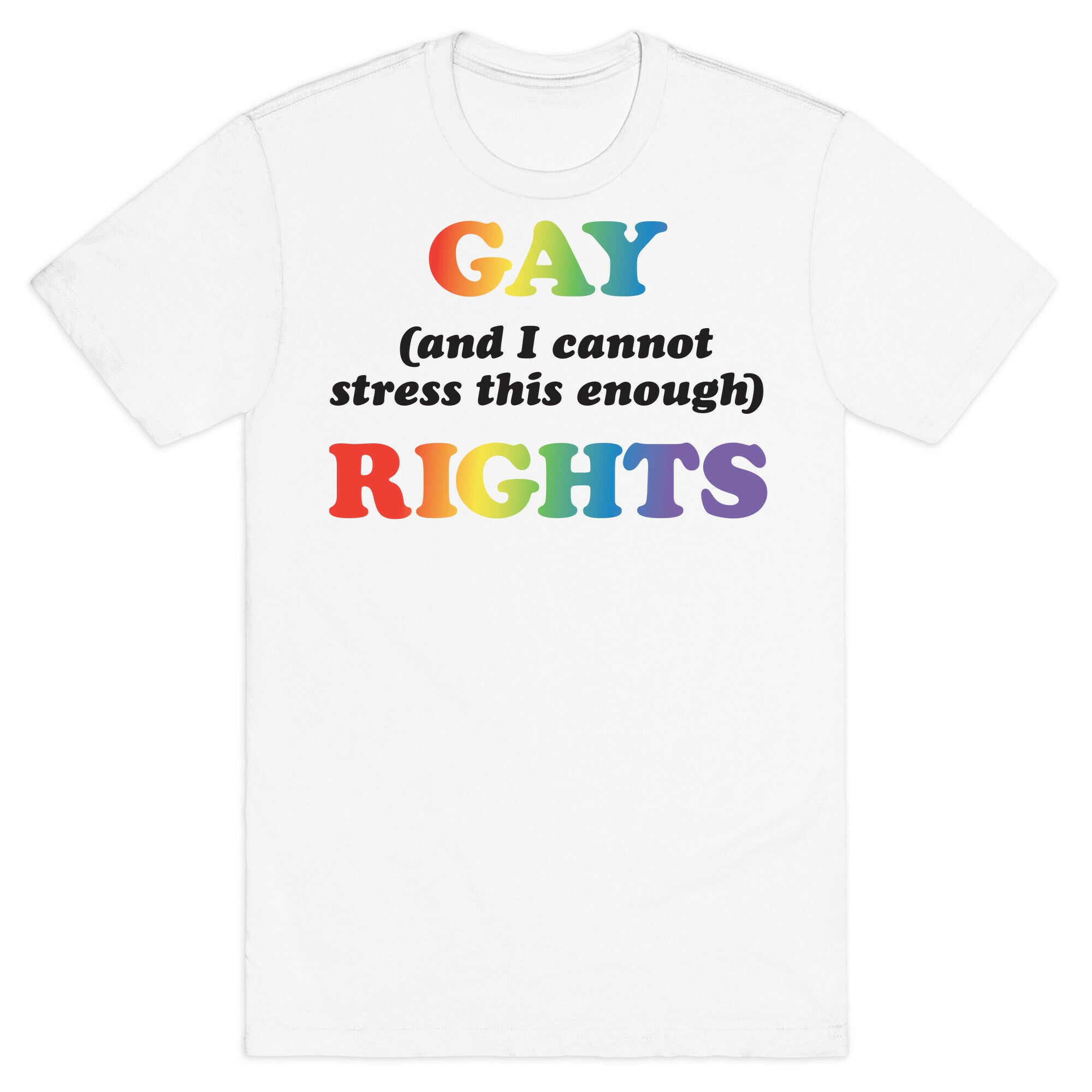 Gay (and I cannot stress this enough) Rights T-Shirt