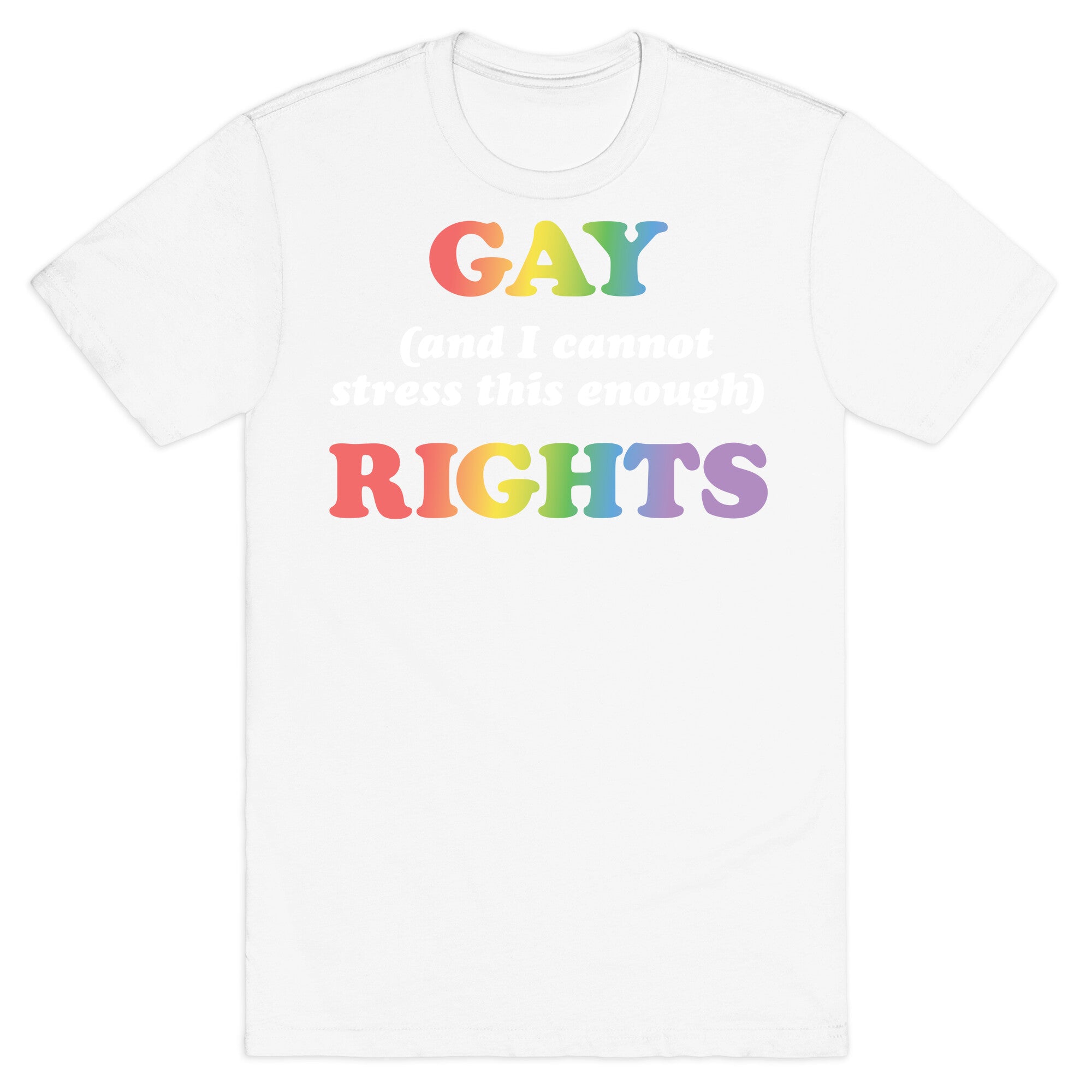 Gay (and I cannot stress this enough) Rights T-Shirt