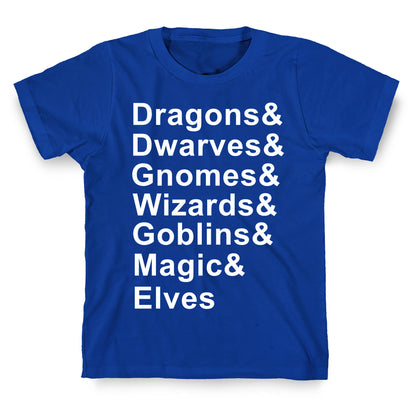 Fantasy List T-Shirt