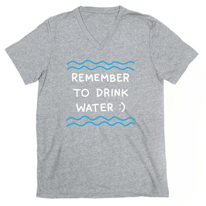 Remember To Drink Water V-Neck