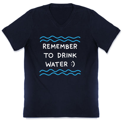 Remember To Drink Water V-Neck