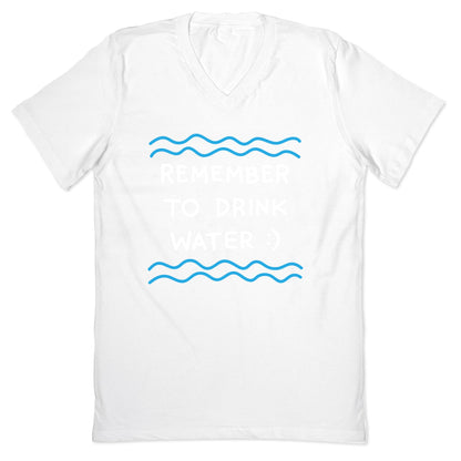 Remember To Drink Water V-Neck