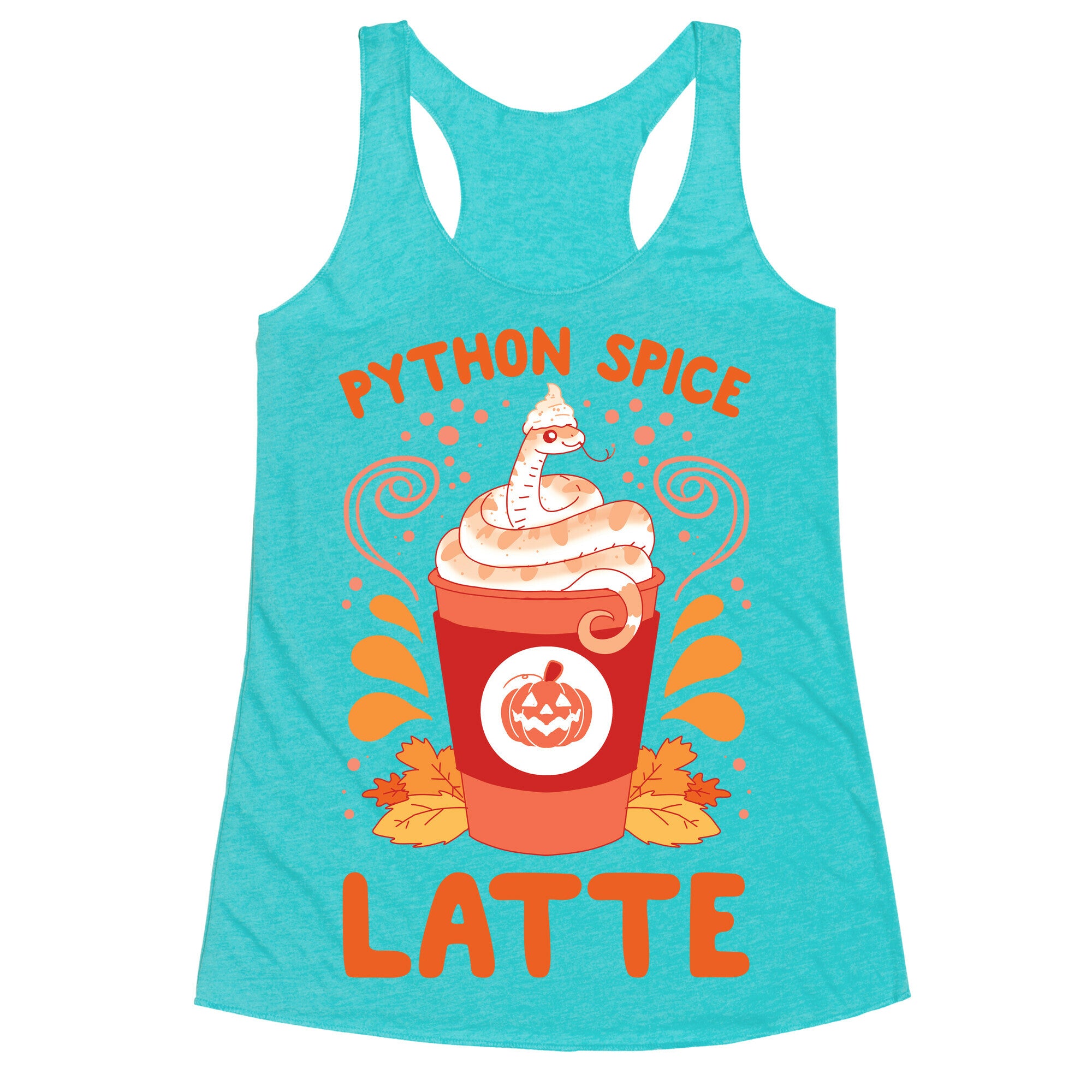 Python Spice Latte Racerback Tank