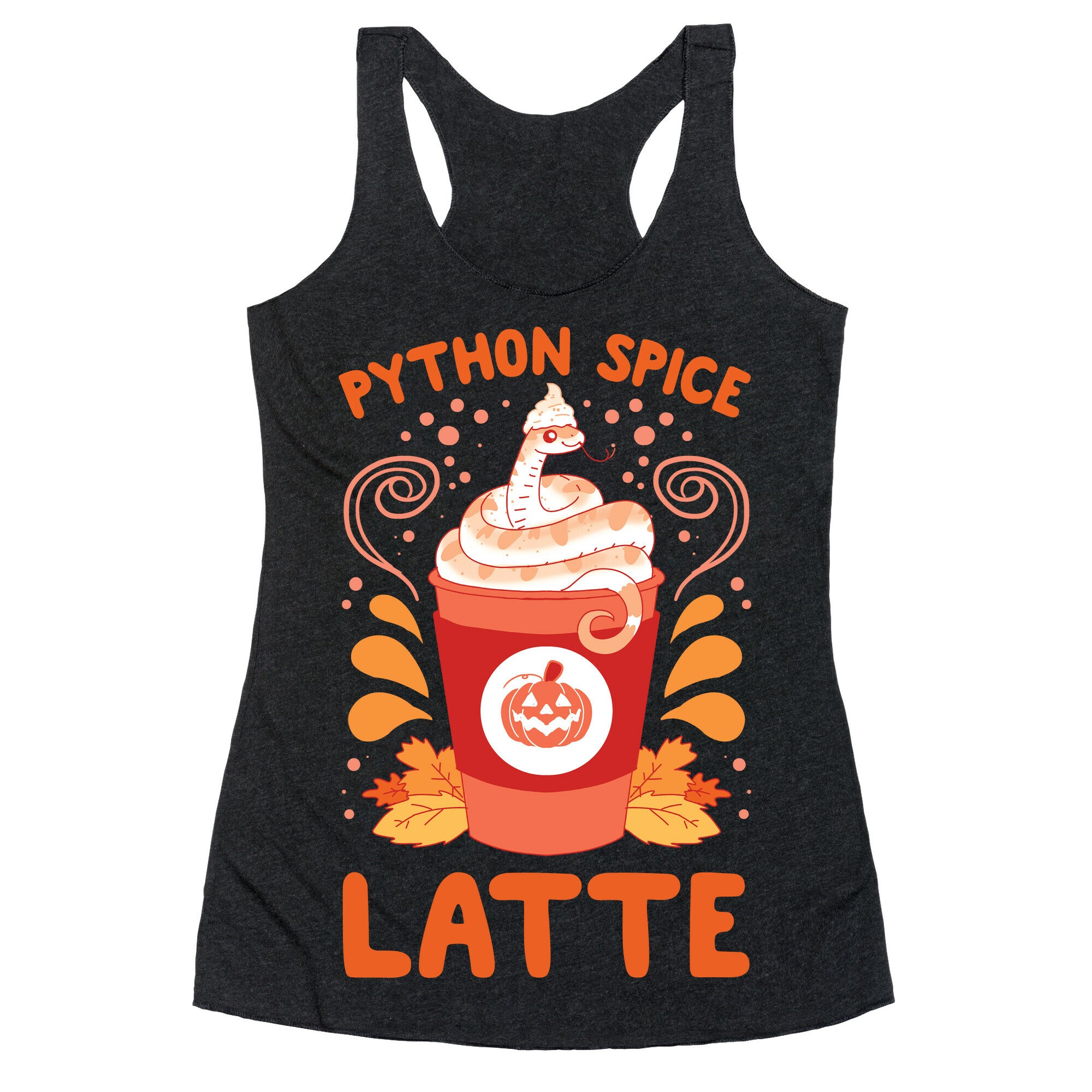 Python Spice Latte Racerback Tank