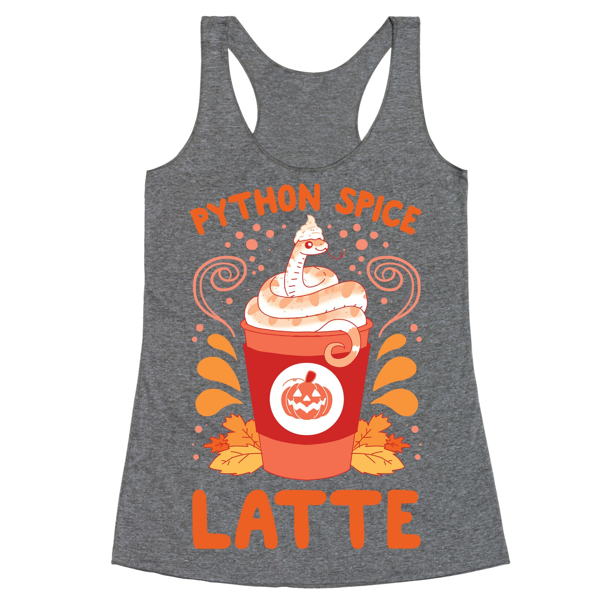 Python Spice Latte Racerback Tank