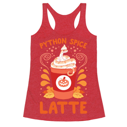 Python Spice Latte Racerback Tank