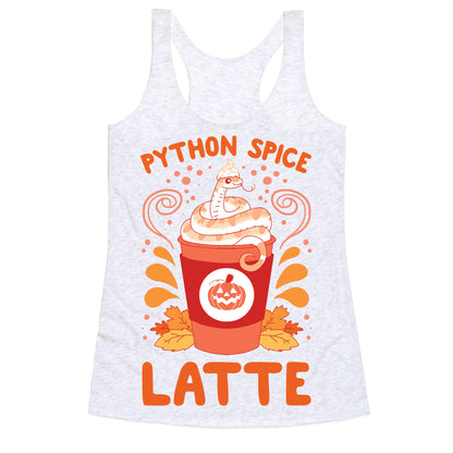Python Spice Latte Racerback Tank