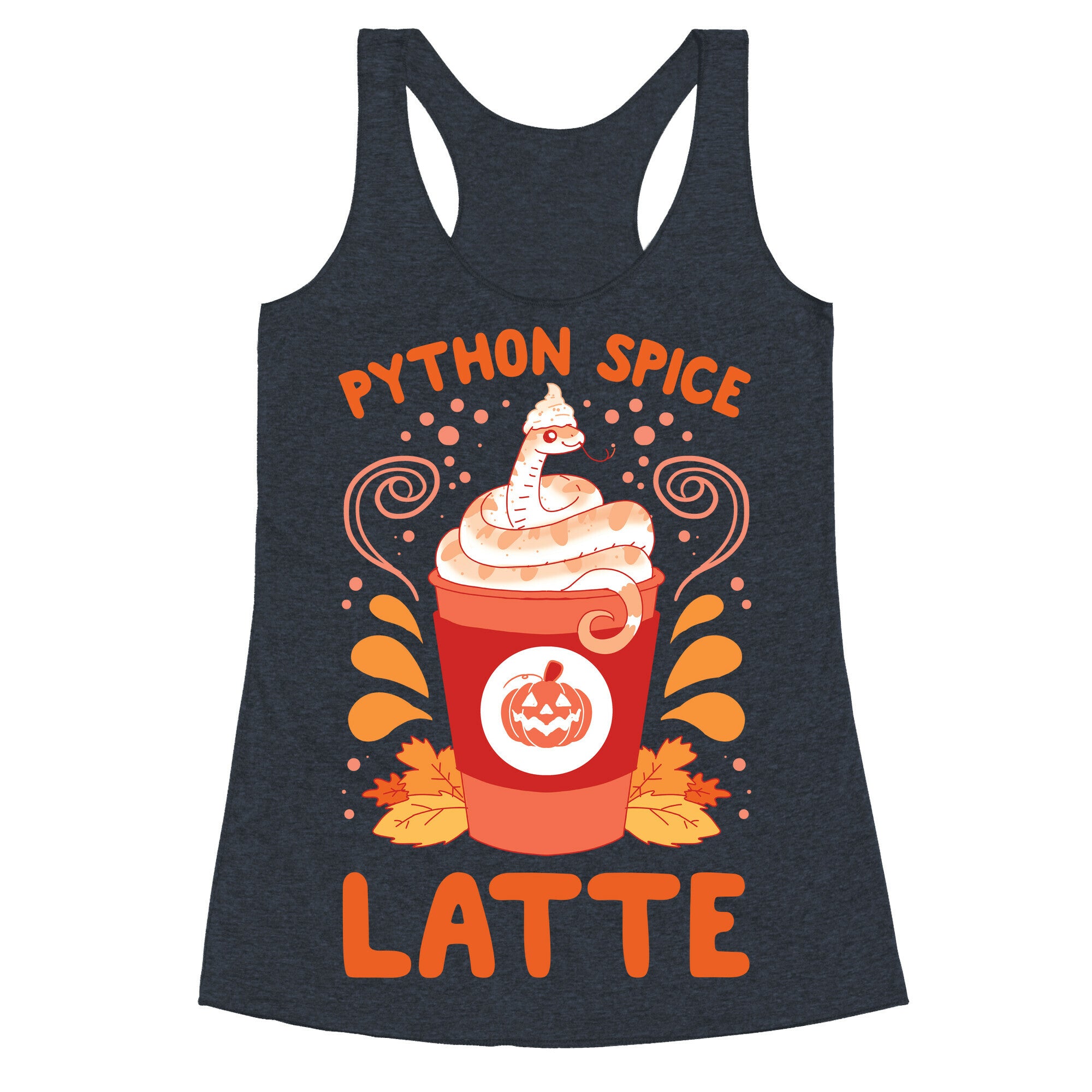 Python Spice Latte Racerback Tank