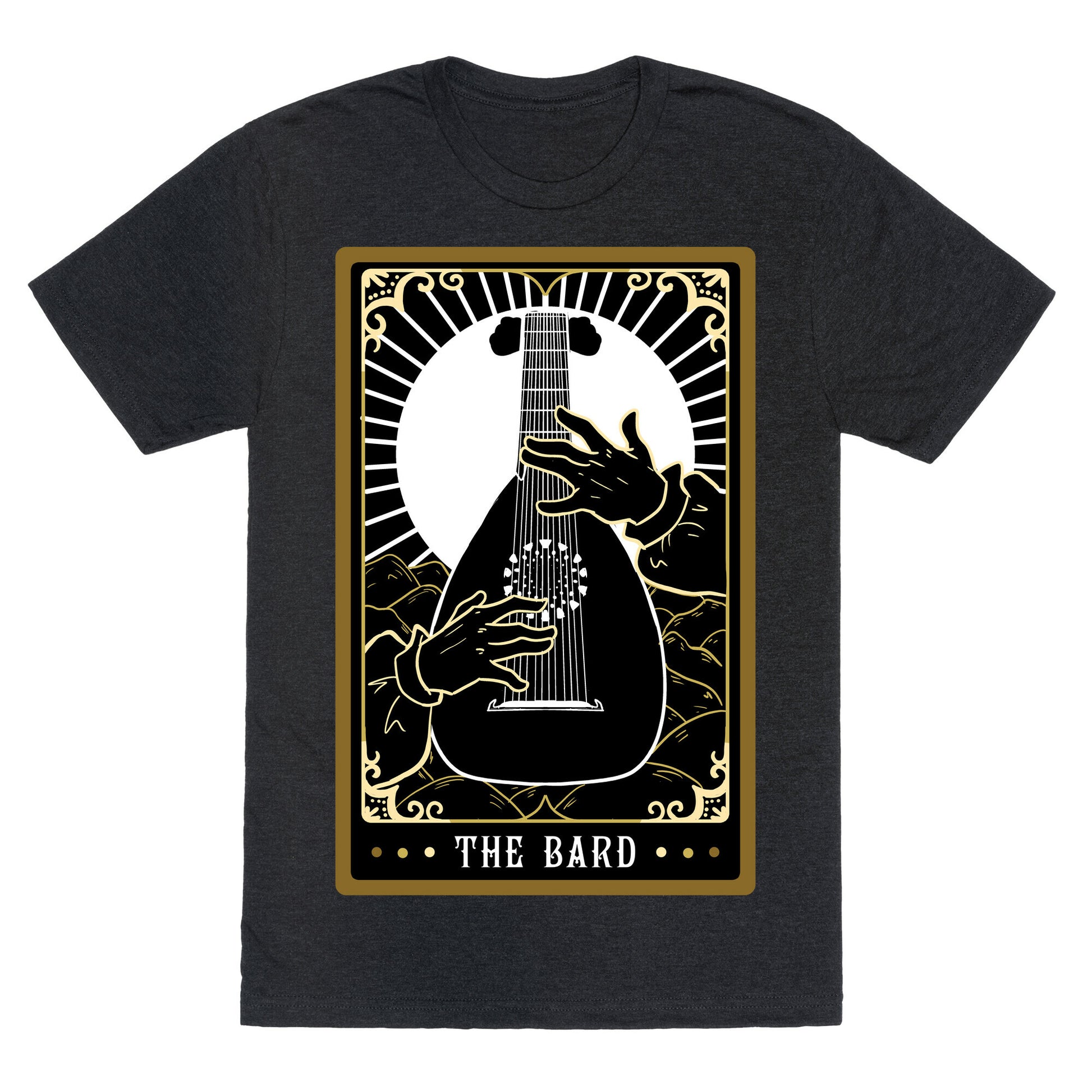 The Bard Tarot Card Unisex Triblend Tee