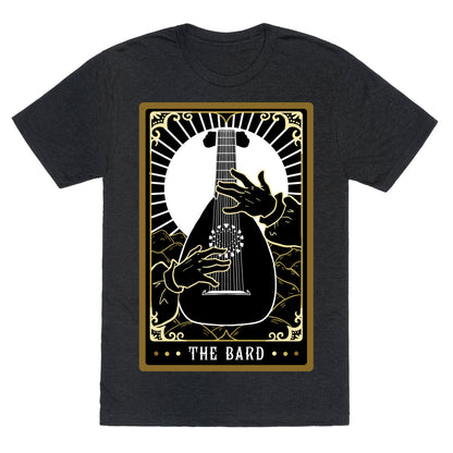 The Bard Tarot Card Unisex Triblend Tee
