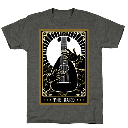 The Bard Tarot Card Unisex Triblend Tee