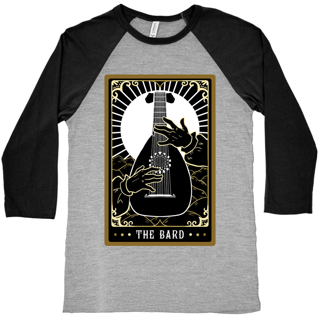 The Bard Tarot Card Baseball Tee