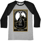 The Bard Tarot Card Baseball Tee
