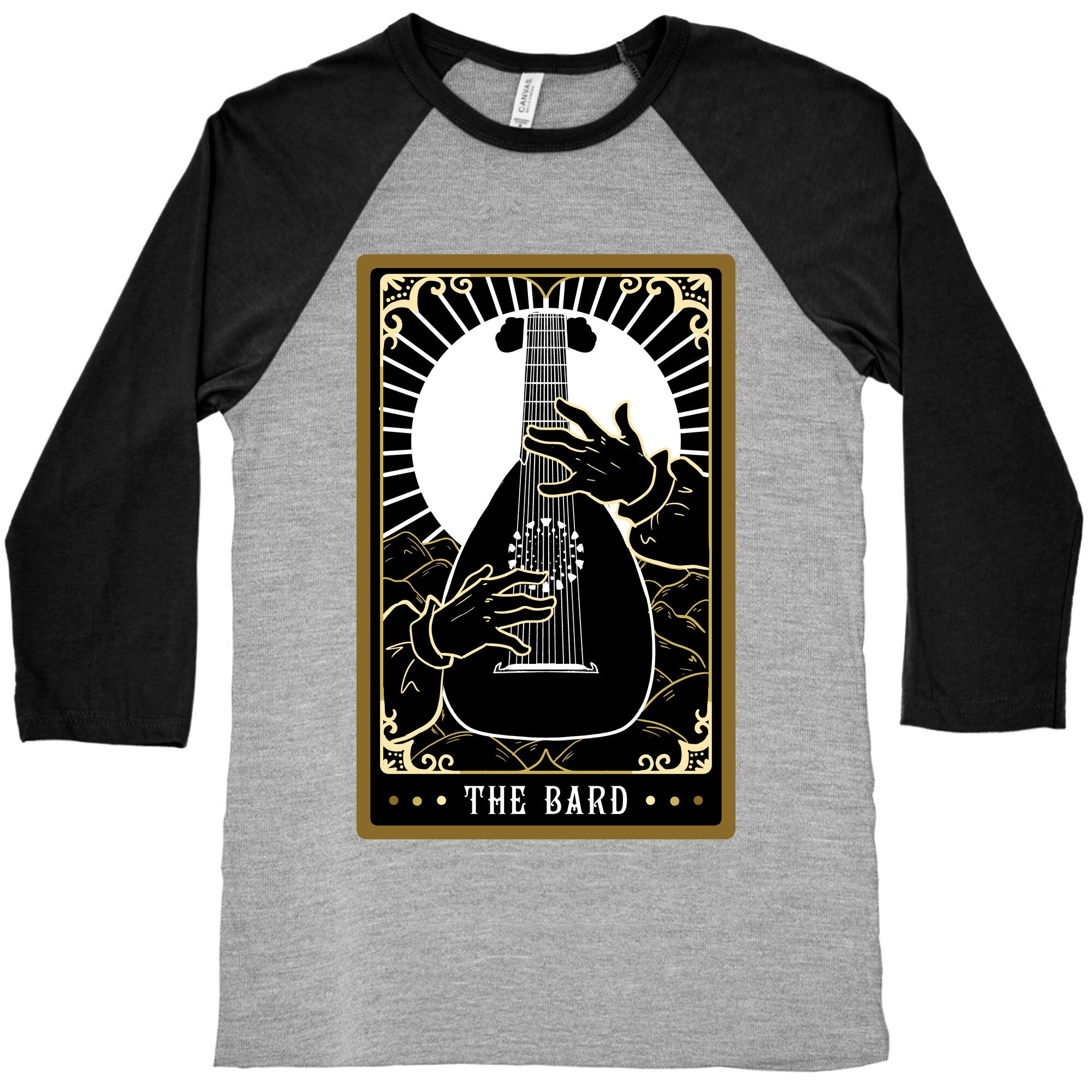 The Bard Tarot Card Baseball Tee