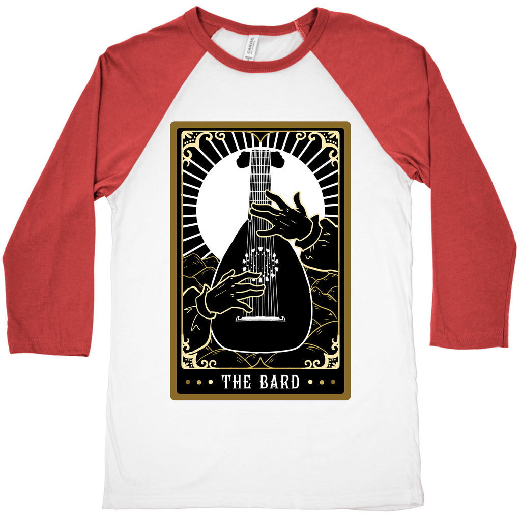 The Bard Tarot Card Baseball Tee
