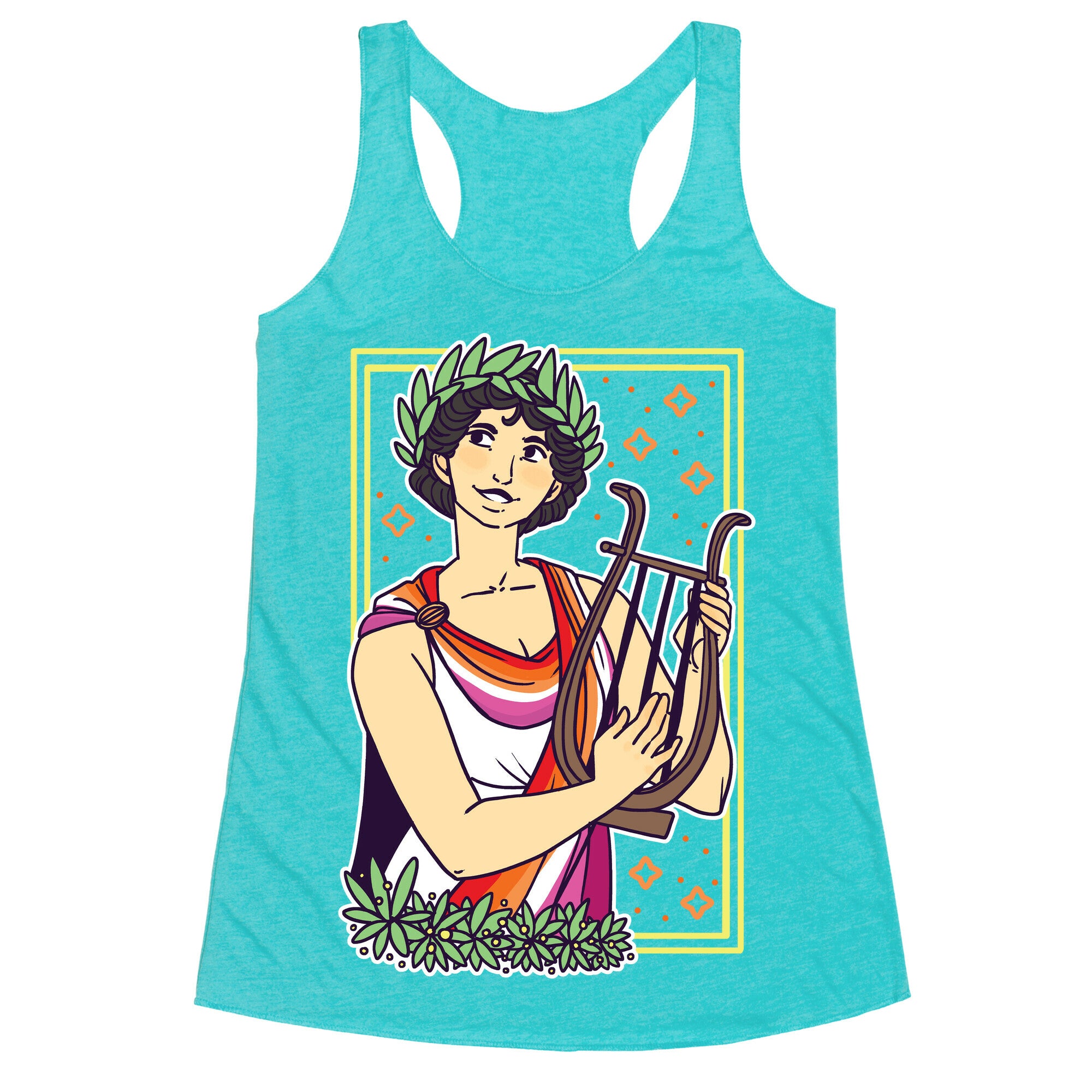 Sappho, Our Lady of Lesbians Racerback Tank