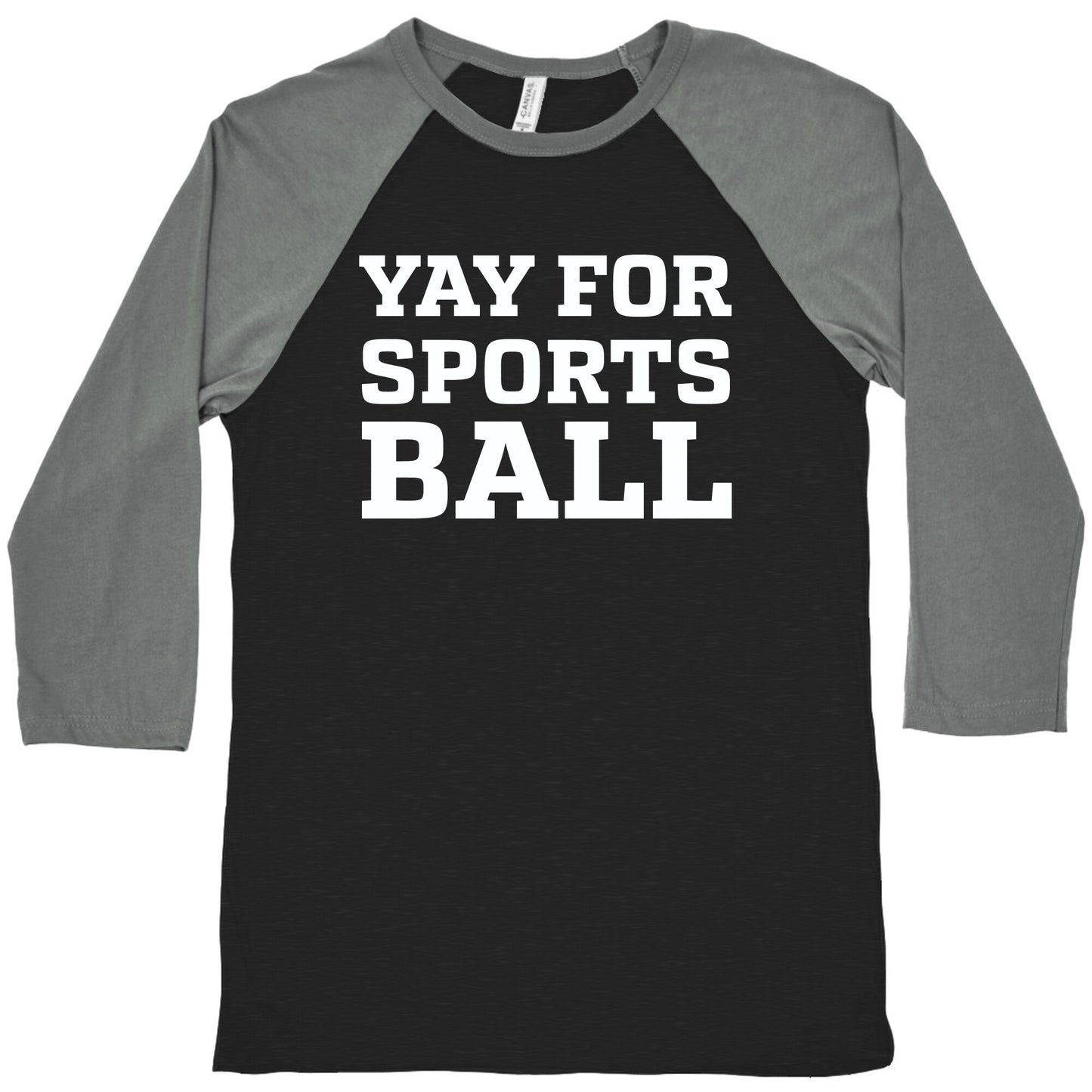 Yay for Sportsball Baseball Tee