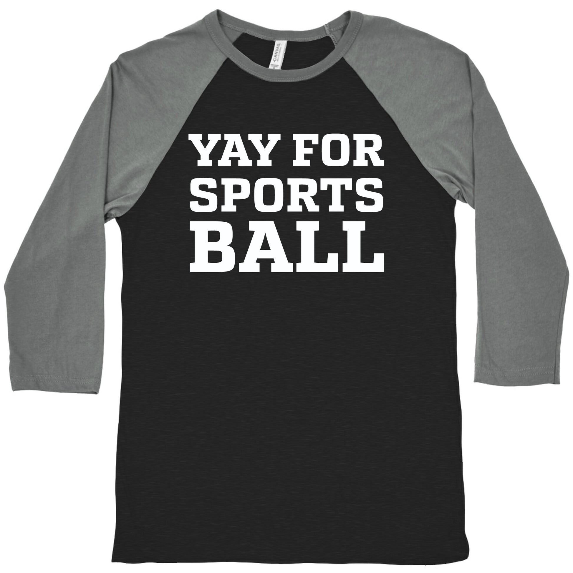 Yay for Sportsball Baseball Tee