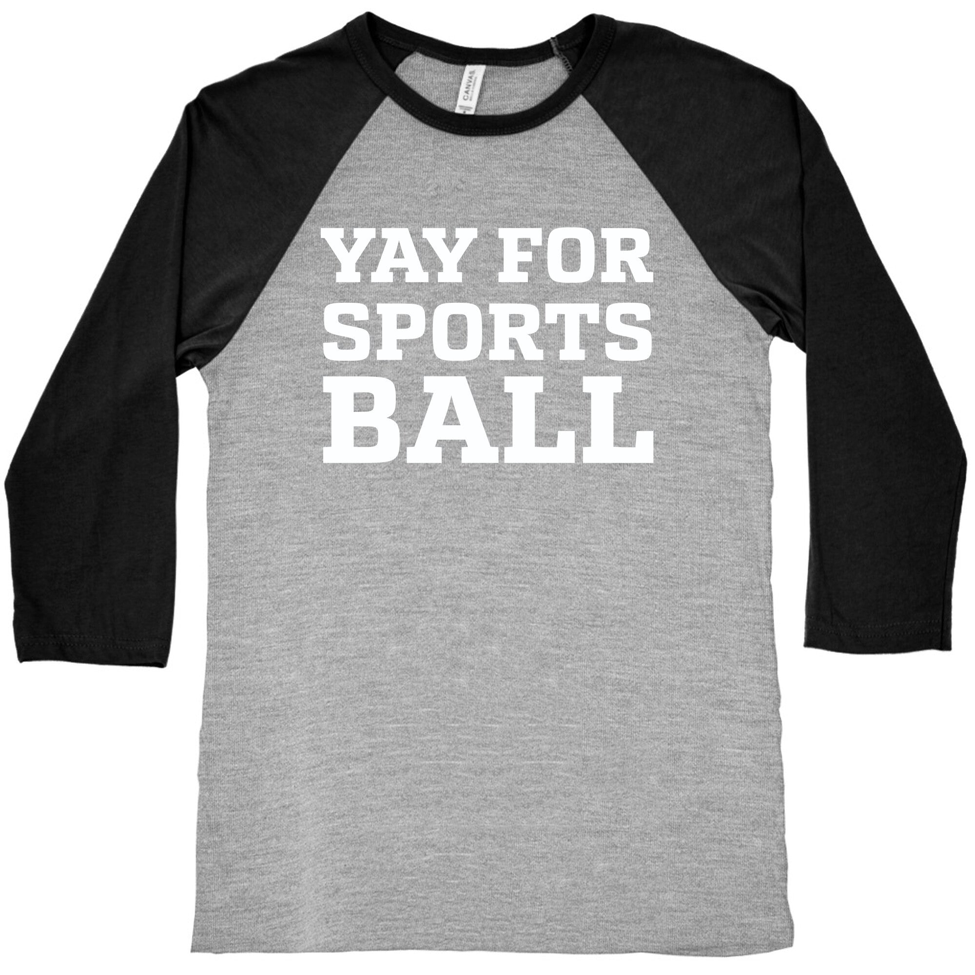 Yay for Sportsball Baseball Tee