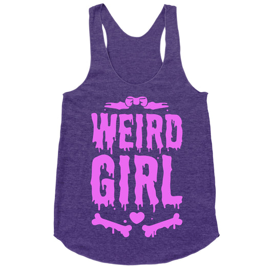 Weird Girl Racerback Tank
