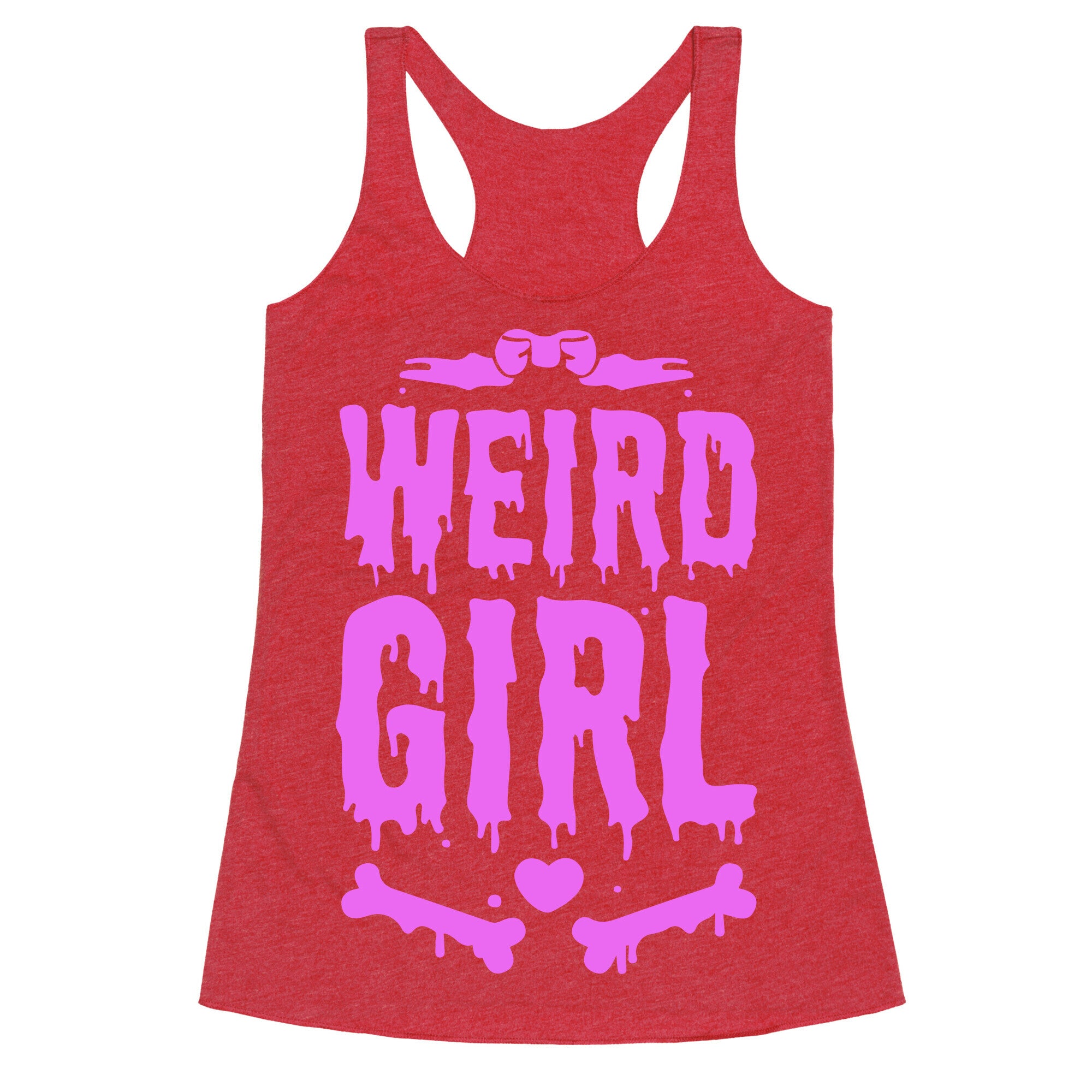 Weird Girl Racerback Tank