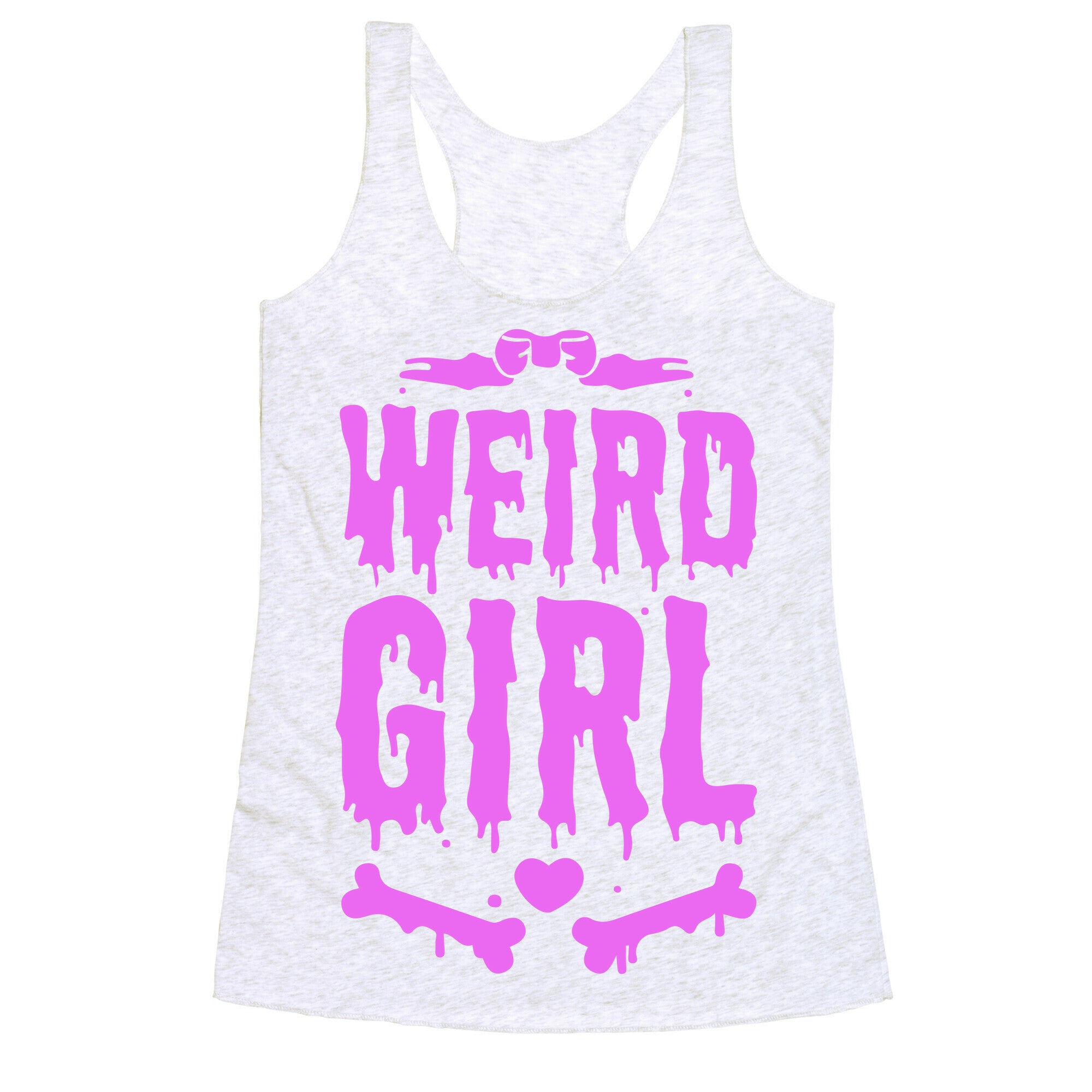 Weird Girl Racerback Tank