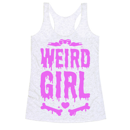 Weird Girl Racerback Tank