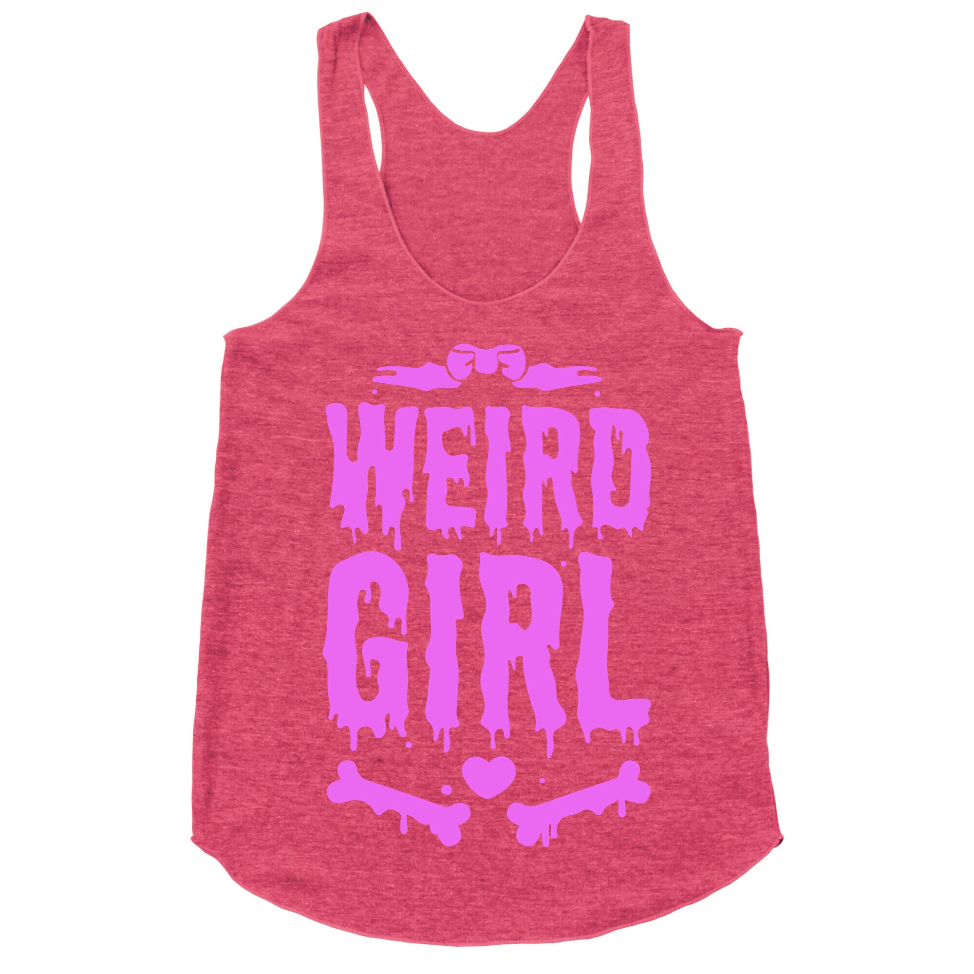 Weird Girl Racerback Tank