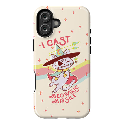 I Cast Meowgic Missile  Phone Case