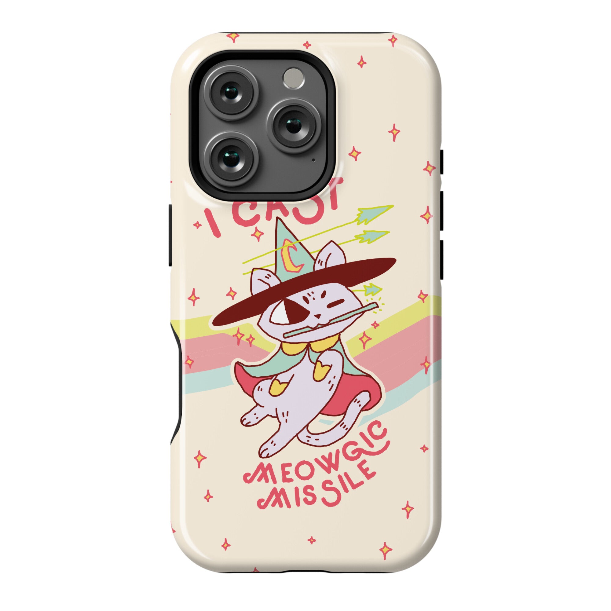 I Cast Meowgic Missile  Phone Case